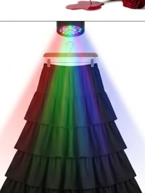 Chic Black Tiered Ruffle A-Line Maxi Skirt - Size L...